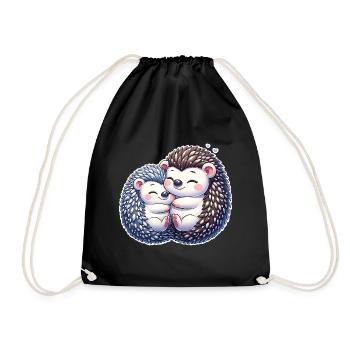 Hérisson - Sac de sport léger - noir - Devant