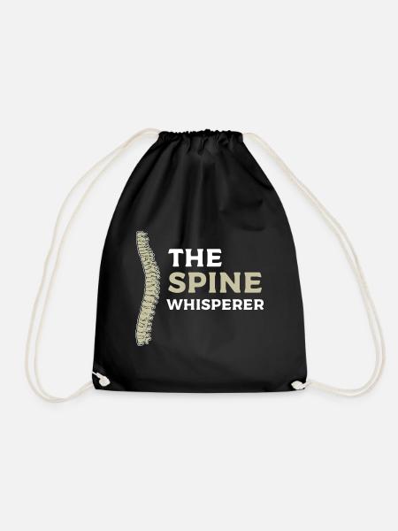 physiotherapy - Drawstring Bag - black