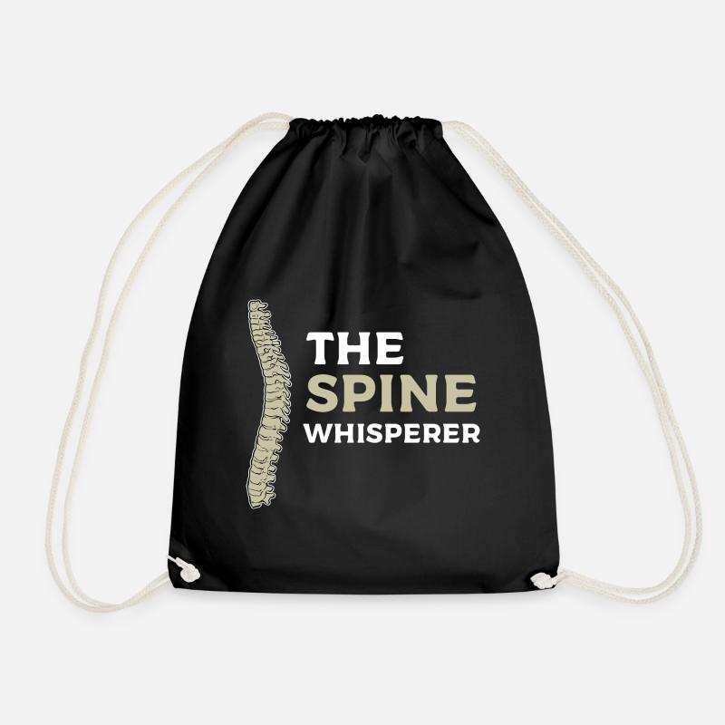 physiotherapy - Drawstring Bag - black