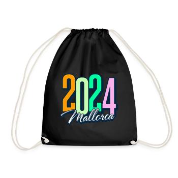 Mallorca 2024 - Turnbeutel - Schwarz - Vorne