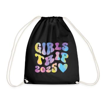 Week-end Filles Femmes Filles Voyage 2025 - Sac de sport léger - noir - Devant