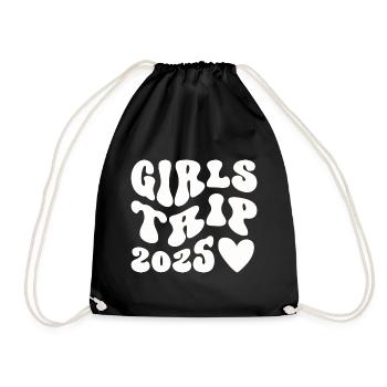 Week-end Filles Femmes Filles Voyage 2025 - Sac de sport léger - noir - Devant