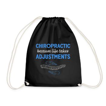 Physiothérapie Physiothérapeute Chiropracteur Chiro - Sac de sport léger - noir - Devant