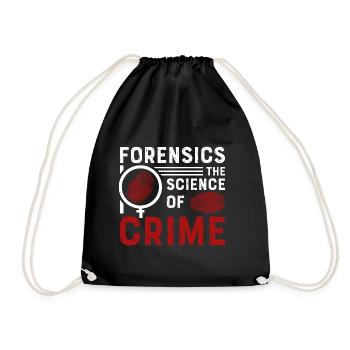 Forensic Science Investigator - Drawstring Bag - black - Front