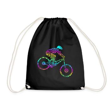 VTT Retro Calligram Cyclisme Mountain Bike Amateurs - Sac de sport léger - noir - Devant