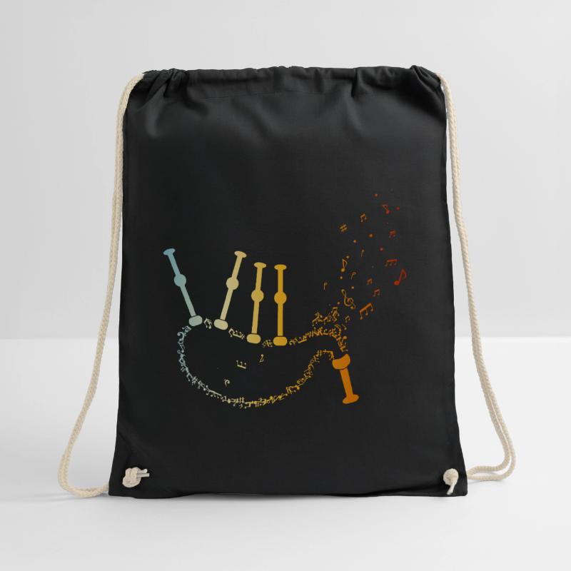 Cornemuse Musique Notes Cornemuse Joueurs de cornemuse Sac de sport léger
