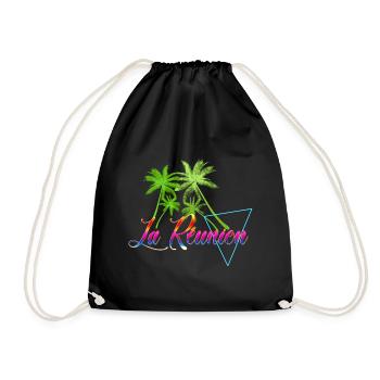 Ile De La Réunion Mon Paradis Terrestre - Sac de sport léger - noir - Devant