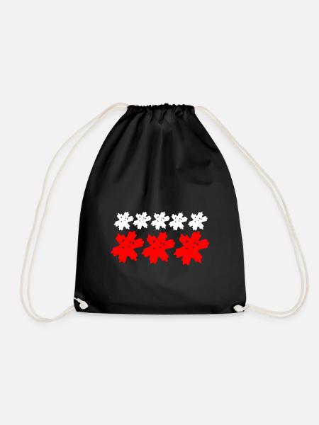 8 stars pis anti pis women strike - Drawstring Bag - black