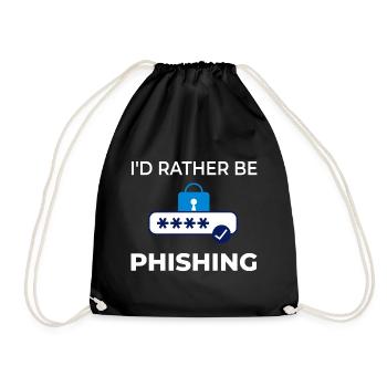 Passwort Hacker Sicherheit Computer Hacking - Turnbeutel - Schwarz - Vorne