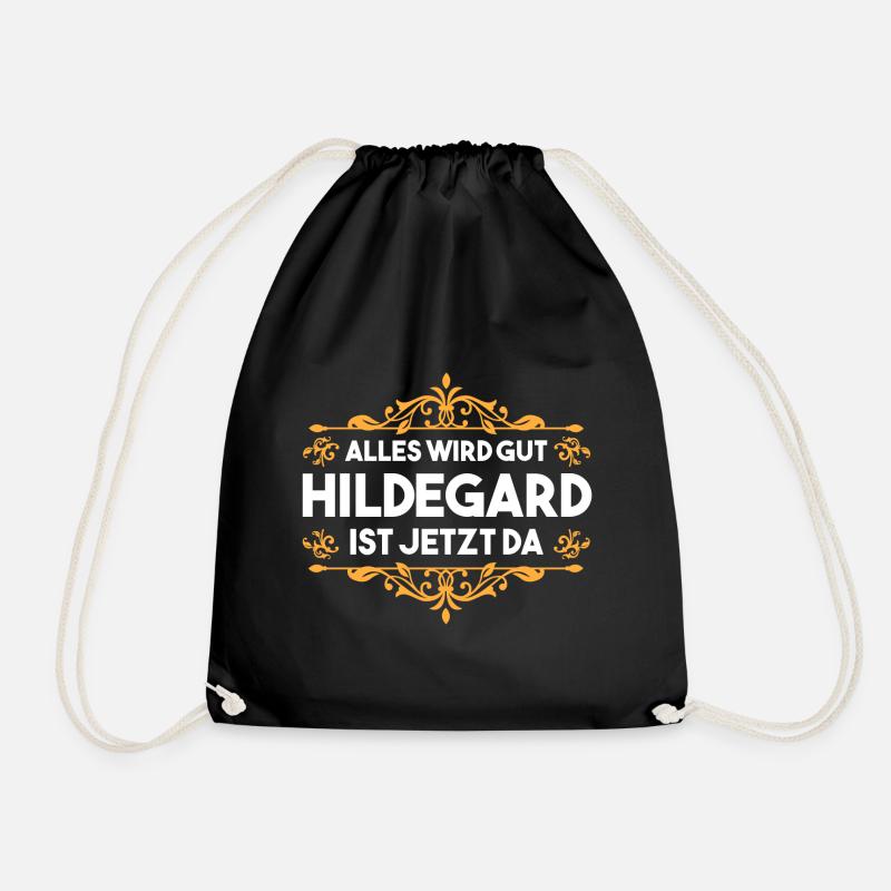 Hildegard - Turnbeutel - Schwarz