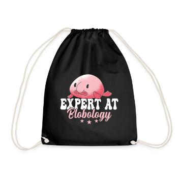 Blobfish-experte Bei Blobology Blobfishes Besitzer - Turnbeutel - Schwarz - Vorne