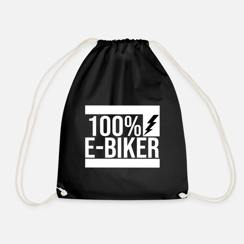 E Bike - Turnbeutel - Schwarz