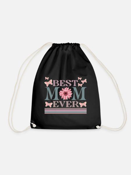 Mama - Turnbeutel - Schwarz