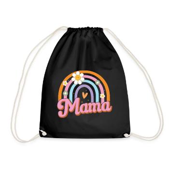 Mama - Turnbeutel - Schwarz - Vorne