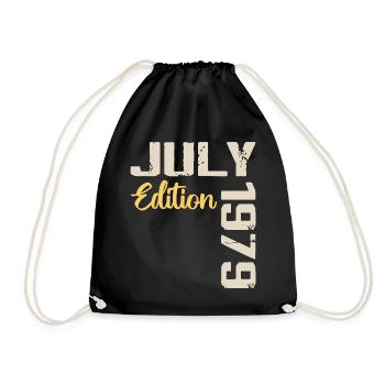Juillet 1979 Chemise D’anniversaire Juillet 1979 - Sac de sport léger - noir - Devant