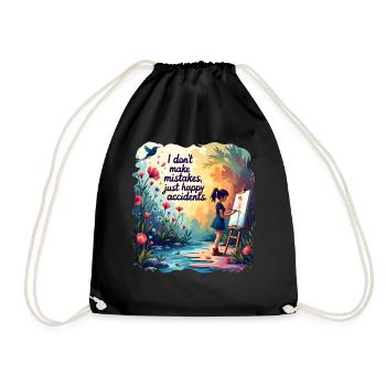 Oil Painting In Nature For Painters And Artists - Drawstring Bag - black - Front