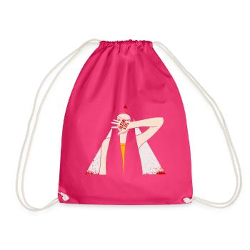 RUSSIA KILLS - Turnbeutel - Fuchsia - Vorne