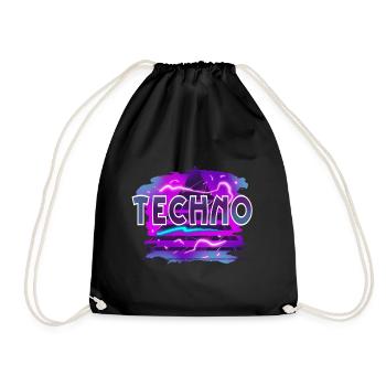 Techno - Sac de sport léger - noir - Devant
