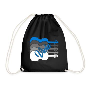 Awesome Viola - Drawstring Bag - black - Front