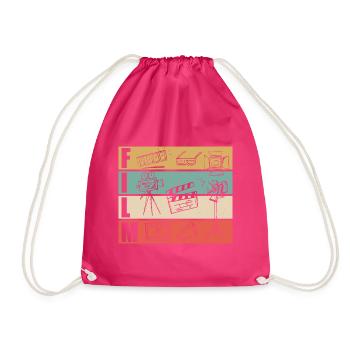 Filmemacher Film Regisseur - Turnbeutel - Fuchsia - Vorne