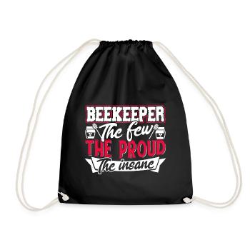 Beekeeper Proud Beekeeper - Drawstring Bag - black - Front