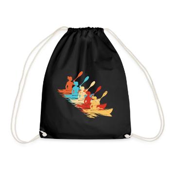 Kayak Homme Kayak Canoë Kayak Femme - Sac de sport léger - noir - Devant