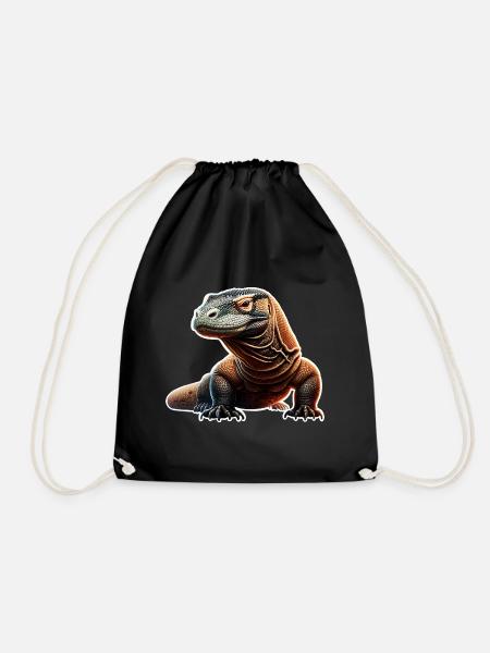 Komodo Dragon - Turnbeutel - Schwarz