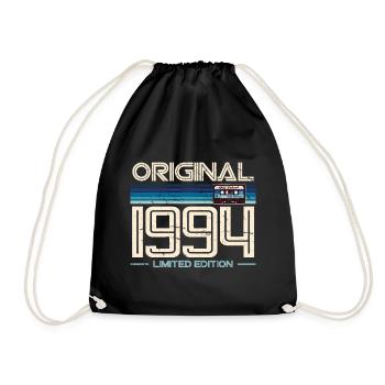 30ème Anniversaire 1994 Vintage Rétro Vintage - Sac de sport léger - noir - Devant