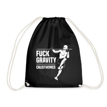 Gravity enculer - Calisthenics - Sac de sport léger - noir - Devant