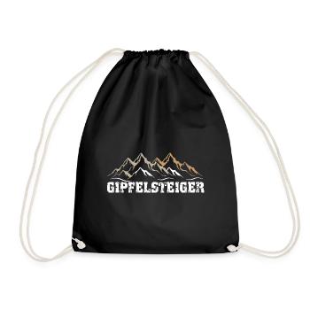 Gipfelsteiger Hiking Mountain Hiker - Drawstring Bag - black - Front