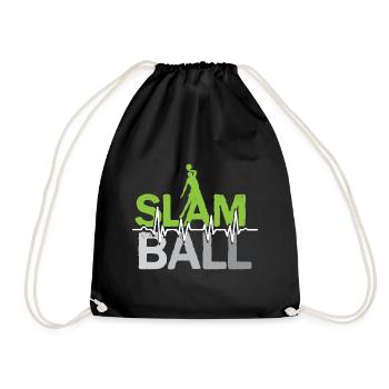 Slam Ball Slamball Basketball Basketballer Sport - Drawstring Bag - black - Front