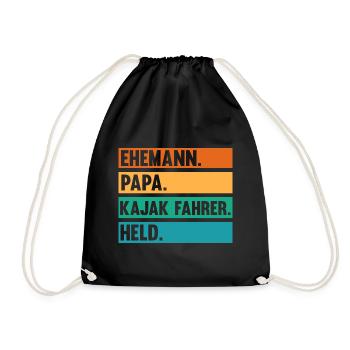 Schullehrerin Lehrerin - Turnbeutel - Schwarz - Vorne