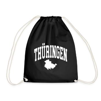 Thüringen - Turnbeutel - Schwarz - Vorne