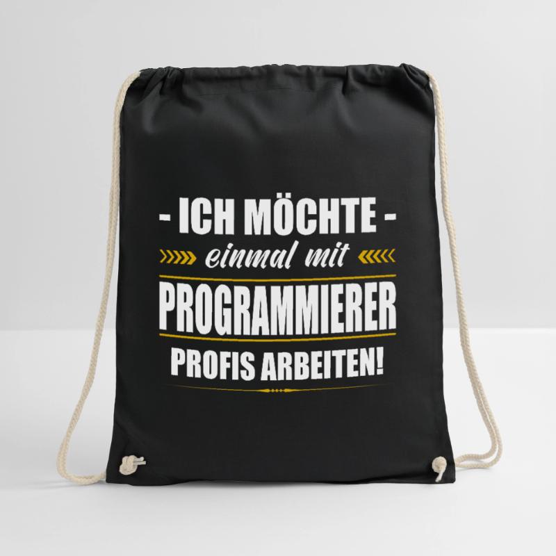 Einmal Mit Programmierer Profis Arbeiten Turnbeutel