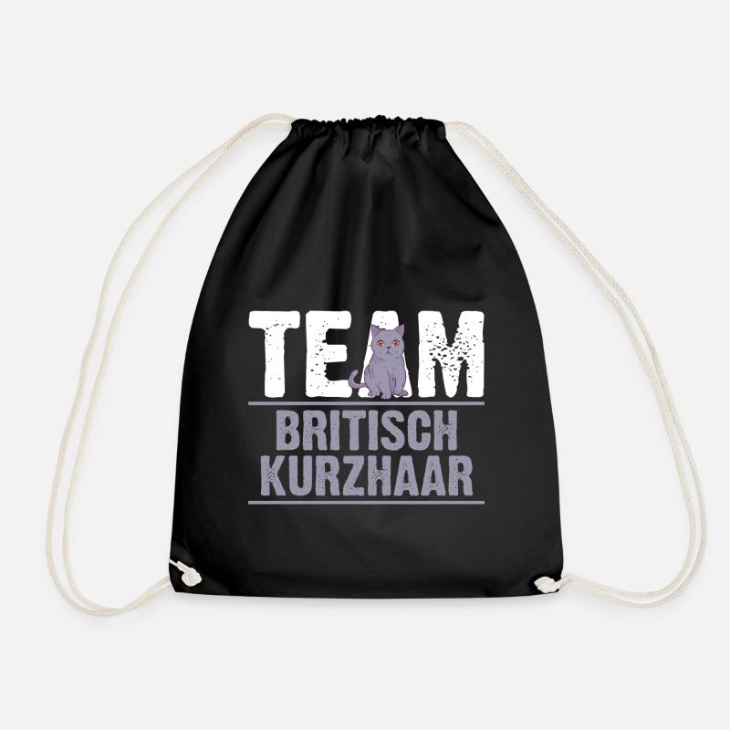 Britisch Kurzhaar Katze - Turnbeutel - Schwarz