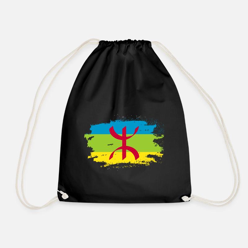 Amazigh - Turnbeutel - Schwarz