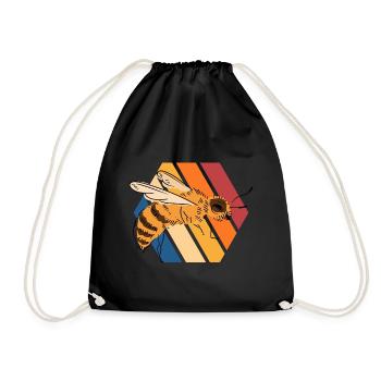 Bees Beekeepers Honey Bees Honey Lovers Honey Lovers - Drawstring Bag - black - Front