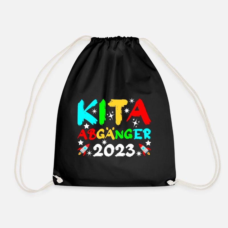 Kita Abgänger 2023 - Turnbeutel - Schwarz