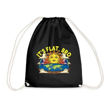 C’est Flat Bro Flat Earth Society - Sac de sport léger - noir - Devant