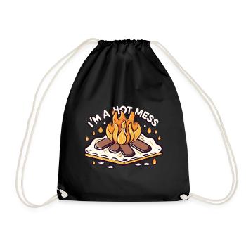 SMORES-Seduction - More is always better - Drawstring Bag - black - Front
