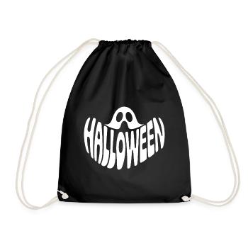 Ghost - Logo d’Halloween cool - Sac de sport léger - noir - Devant