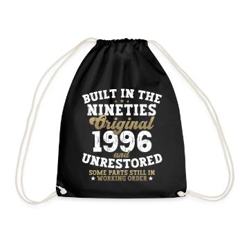 Construit dans les années quatre-vingt-dix 1996 26e anniversaire Hommes - Sac de sport léger - noir - Devant