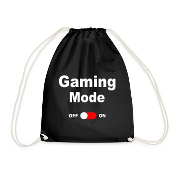 Mode De Mode Off Gamer Joke Game Enfants Cadeau - Sac de sport léger - noir - Devant
