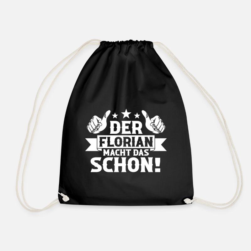 Florian - Turnbeutel - Schwarz