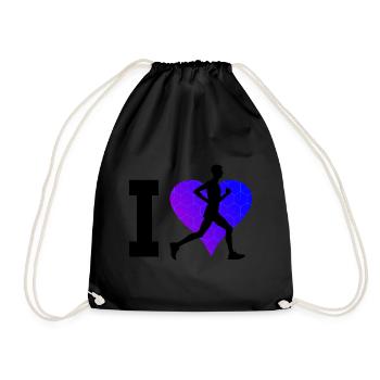 Course Hommes Femmes Jogging Jogging Course à pied - Sac de sport léger - noir - Devant