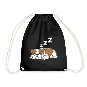Bouledogue - Sac de sport léger - noir - Devant