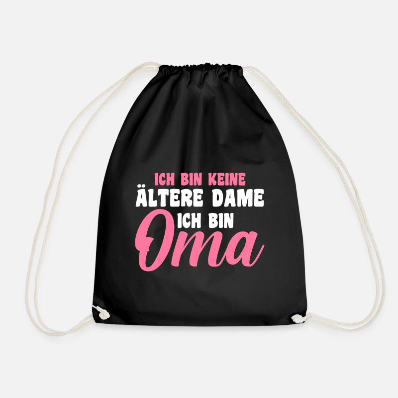 Großmutter Großmama Omi Oma - Turnbeutel - Schwarz