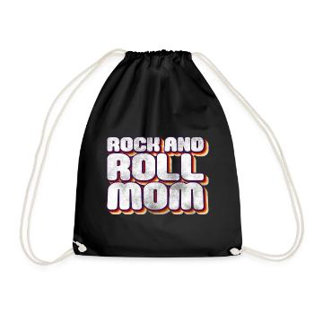 Rock and Roll Mother Rock Music - Drawstring Bag - black - Front
