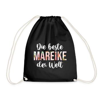 Mareike - Turnbeutel - Schwarz - Vorne