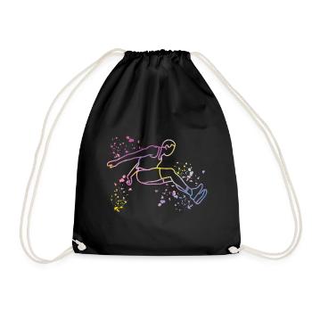 Long Jumpers Long Jump Kids Long Jump - Drawstring Bag - black - Front